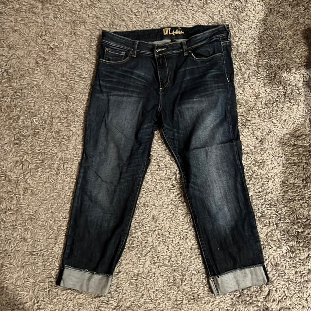 Kut, cropped jeans, size 12